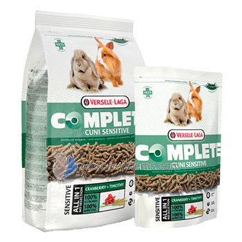 Versele-Laga Cuni Sensitive Complete 500gr (Aliment complet enrichi en myrtilles et fléole des prés) Pour lapins