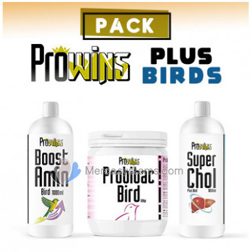 Pack Prowins Plus Birds | Superchol Plus Birds + Boost-Amin Birds + Probibac Birds – Black Friday -25%