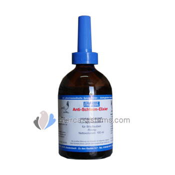 Hesanol Anti Schleim Elixier 100 ml (contre la congestion dans les voies respiratoires). Racing Pigeons produits 