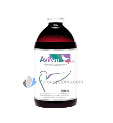 AviMedica Avipen Liquid 500ml, (pour une mue parfaite). Pour les pigeons et les oiseaux