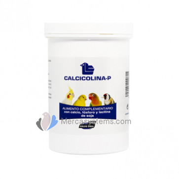 Latac Calcicolina-P 500gr (Apport nutritionnel riche en calcium, phosphore et lécithine de soja). Pour les oiseaux.