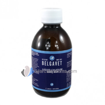 BelgaVet Liquid Calcium Bird 250 ml (calcium soluble dans l'eau). Pour les oiseaux en cage