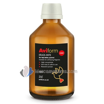 Aviform Eradi-Mite 500ml (Prévention très efficace contre les acariens, les poux et les puces). Pour les pigeons