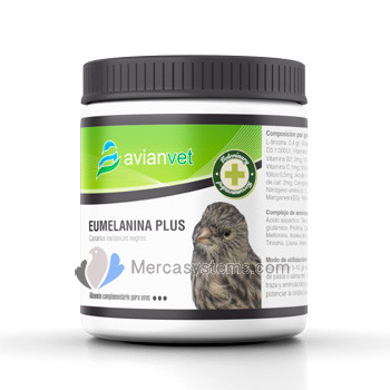 Avianvet Eumelanina Plus 125gr, (potenciar la oxidación de la eumelanina negra)