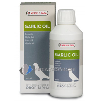Versele-Laga Oropharma Garlic Oil 250ml (huile d'ail pur). Pigeons et oiseaux 