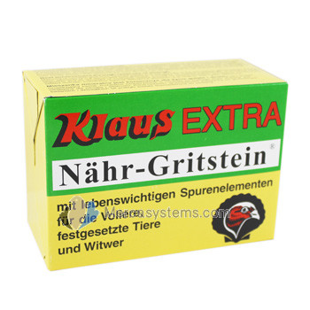 Klaus Grit-Stein Extra 620gr, (bloc croulant enrichi avec de l'iode, du magnésium et végétal carbone)