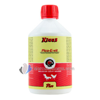 Klaus Pico-E-Vit 500ml pour la volaille, (améliore la fertilité et la ponte des œufs)