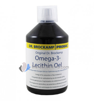 Probac lécithine huile 500ml (Haute qualité de l'huile d'énergie). Pour pigeons 