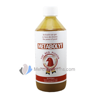 The Red Pigeon Metabolyt 500 ml, (un composé de culture de levure qui met une couche de protection sur le système digestif)