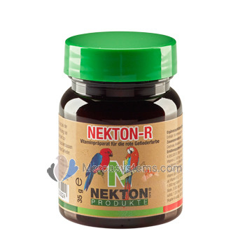 Nekton R 35gr (canthaxanthine pigment enrichi en vitamines, minéraux et oligo-éléments). Pour les oiseaux rouges