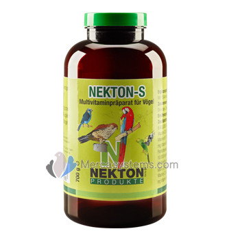 Nekton S 700gr, (vitamines, minéraux et acides aminés). Pour les oiseaux de cage
