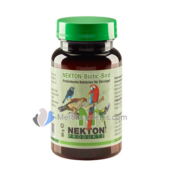 Nekton Biotic Bird 50gr, (supplément de probiotiques pour les oiseaux qui améliore la digestion et l'absorption des nutriments)