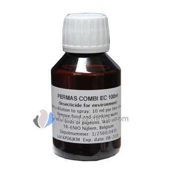 New Permas Combi 100 ml formule belge (loft de désinfection totale et volière)