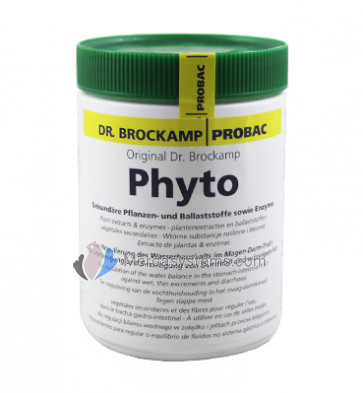Probac Phyto 500 gr (usine et fibre secondaire pour réguler l'eau dans le tractus gastro-intestinal). Pour Pigeons