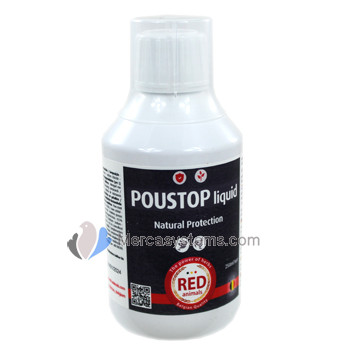 The Red Animals Poustop Liquid 250ml (Protection et bonne odeur cutanée contre les parasites externes) Pour les pigeons