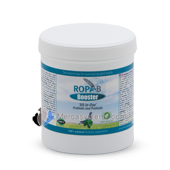 Ropa-B Booster 300gr, ("tout en un" probiotique et prébiotique). Pigeons et oiseaux