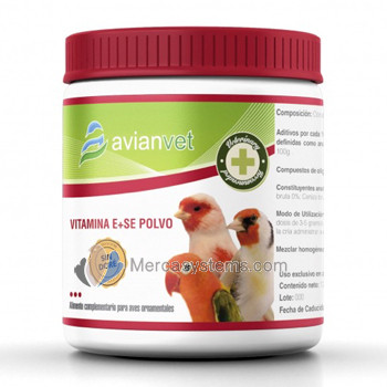 Avianvet Vitamin E + SE Granules 125gr, (vitamine E avec sélénium pour la reproduction)