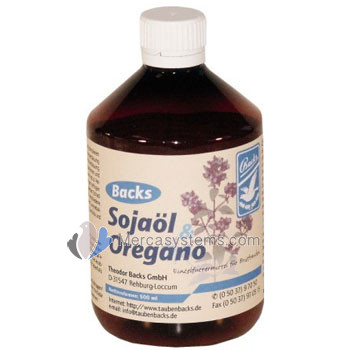 Backs Soja et l'huile d'origan, 500 ml (améliore la digestion). Pigeons de course