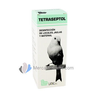 Latac Tetraseptol 250ml (désinfectant volières, cages et d'équipements)