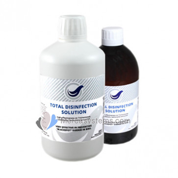 Total Disinfection Solution 500ml, (excellente prévention contre les bactéries, les champignons et les virus)