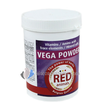 The Red Animals Vega Powder 100gr, (vitamines, acides aminés, électrolytes). Pour les pigeons et les oiseaux