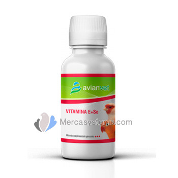 Avianvet Vitamine E + SE 100ml, (Vitamine E enrichie en sélénium pour la reproduction)