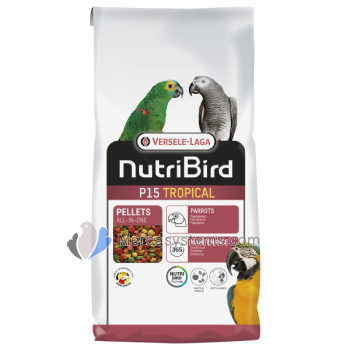 NutriBird P15 Tropical 3kg (équilibre alimentaire d'entretien complet pour les perroquets)