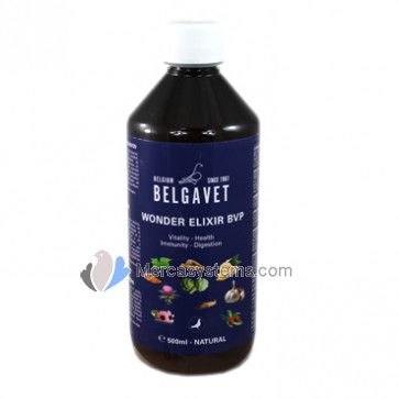 BelgaVet Wonder Elixir 500ml (la solution TOTALE pour la santé). Pour les pigeons.