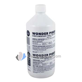 Wonder Pigeon 1L, (un produit de nouvelle génération développée spécifiquement pour les pigeons)