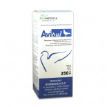 AviMedica AviPul 250 ml (de voies optimale) pour les pigeons et les oiseaux.