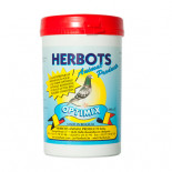 Herbots Optimix 300 gr (vitamines, de minéraux, d’oligo-éléments, d’acides aminés et d’extraits de plantes). Pour Pigeons
