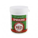 The Red Pigeon Spirulina 80 gr, (une algue naturelle avec un taux de protéines d'au moins 55%).