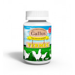 Gallus Vermes 250 gr (100% naturel qui élimine la plupart des parasites intestinaux). Pour la volaille